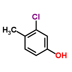 3-chloro-p-cresol Structure