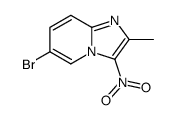 6-bromo-2-methyl-3-nitroimidazo[1,2-a]pyridine结构式