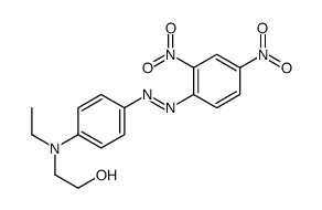 2-[[4-[(2,4-二硝基苯基)氮杂]苯基]乙基氨基]乙醇结构式