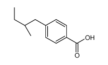 4-[(2S)-2-Methylbutyl]benzoic acid Structure