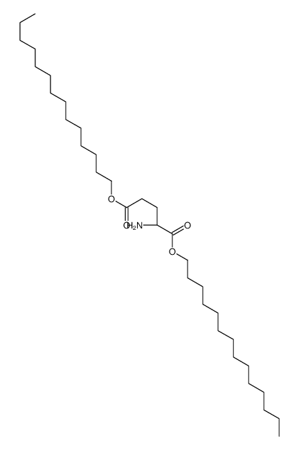ditetradecyl (2S)-2-aminopentanedioate Structure