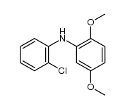 2-chloro-N-(2,5-dimethoxyphenyl)aniline结构式