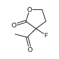 2(3H)-Furanone, 3-acetyl-3-fluorodihydro- (9CI) Structure