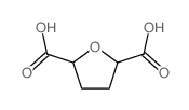 Oxolane-2,5-dicarboxylic acid Structure