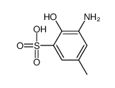 5-amino-4-hydroxytoluene-3-sulphonic acid结构式