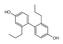 4,4'-Biphenyldiol, 2,2'-dipropyl- Structure