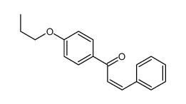 3-phenyl-1-(4-propoxyphenyl)prop-2-en-1-one Structure
