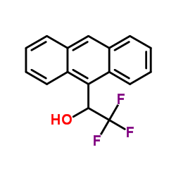 alpha-(trifluoromethyl)anthracene-9-methanol structure