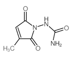 Urea,N-(2,5-dihydro-3-methyl-2,5-dioxo-1H-pyrrol-1-yl)-结构式
