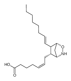 11α,9α-Epoxyimino-9,11,15-tridesoxy-PGF(2) Structure