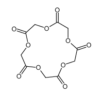 1,4,7,10,13-pentaoxacyclopentadecane-2,5,8,11,14-pentone Structure
