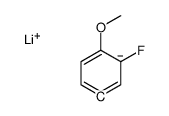 lithium,1-fluoro-2-methoxybenzene-5-ide结构式