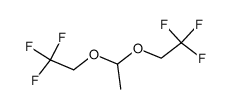 1,1-bis-(2,2,2-trifluoro-ethoxy)-ethane Structure