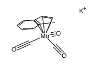 K[η5-C9H7(CO)3Mo]结构式