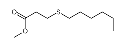 methyl 3-(hexylthio)propionate Structure