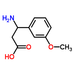 3-Amino-3-(3-methoxyphenyl)propanoic acid structure