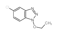 5-chloro-1-ethoxy-benzotriazole结构式