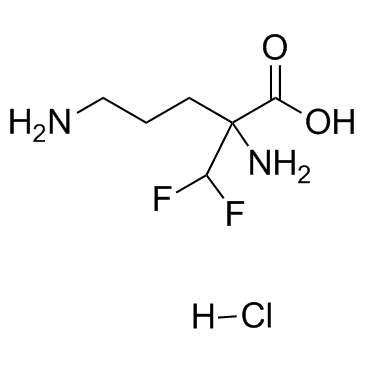 盐酸依氟乌氨酸结构式