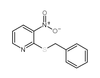2-(benzylthio)-3-nitropyridine structure