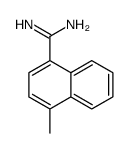 4-METHYL-NAPHTHALENE-1-CARBOXAMIDINE结构式