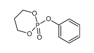2-phenoxy-1,3,2λ5-dioxaphosphinane 2-oxide结构式