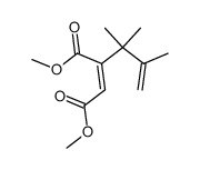 dimethyl-3,3,4-trimethyl-1,4-pentadiene-1,2-dicarboxylate结构式