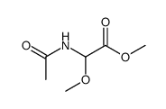 N-acetyl-α-methoxyglycine methyl ester Structure