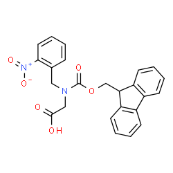 Fmoc-N-(2-nitrobenzyl)Gly-OH Structure
