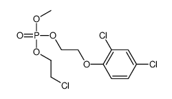 2-chloroethyl 2-(2,4-dichlorophenoxy)ethyl methyl phosphate Structure
