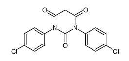 1,3-bis(4-chlorophenyl)-1,3-diazinane-2,4,6-trione结构式