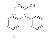 N-(4-chloro-1-oxido-pyridin-2-yl)-N-phenyl-acetamide Structure