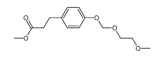 methyl 3-(p-MEMoxyphenyl)propionate Structure