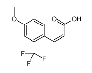 4-Methoxy-2-(trifluoromethyl)cinnamic acid Structure