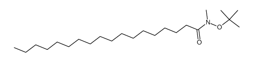N-(tert-butoxy)-N-methylstearamide Structure
