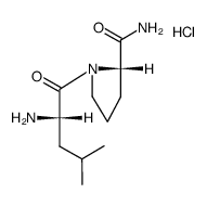 H-Leu-Pro-NH2*HCl Structure