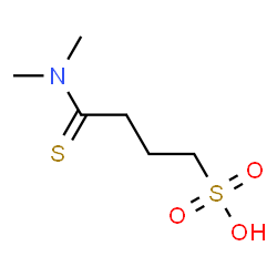 1-Propanesulfonic acid,3-[(dimethylamino)thioxomethyl]- (9CI) Structure