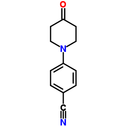 4-(4-oxopiperidin-1-yl)benzonitrile结构式