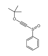 2-[(2-methylpropan-2-yl)oxy]ethynylsulfinylbenzene结构式