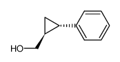 (+/-)-[(1RS,2SR)-2-Phenylcyclopropyl]methanol Structure
