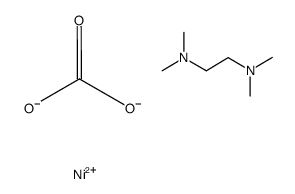 (N,N,N',N'-tetramethylethylenediamine)nickel(CO3) Structure