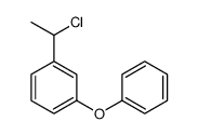 1-(1-chloroethyl)-3-phenoxybenzene结构式