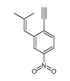 1-ethynyl-2-(2-methylprop-1-enyl)-4-nitrobenzene Structure
