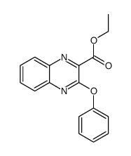Ethoxycarbonyl-2 phenoxy-3 quinoxaline Structure