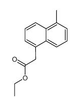 (5-methyl-[1]naphthyl)-acetic acid ethyl ester Structure