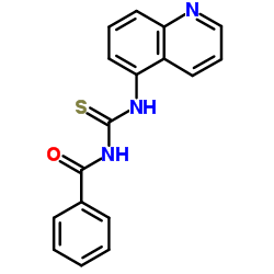N-(5-Quinolinylcarbamothioyl)benzamide结构式