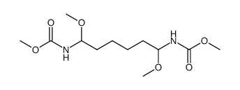 dimethyl (1,6-dimethoxyhexane-1,6-diyl)dicarbamate Structure