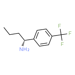 (1R)-1-[4-(TRIFLUOROMETHYL)PHENYL]BUTYLAMINE Structure