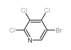 5-Bromo-2,3,4-trichloropyridine Structure