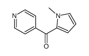 (1-methylpyrrol-2-yl)-pyridin-4-ylmethanone结构式