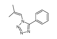 1-(2-methylprop-1-enyl)-5-phenyltetrazole结构式